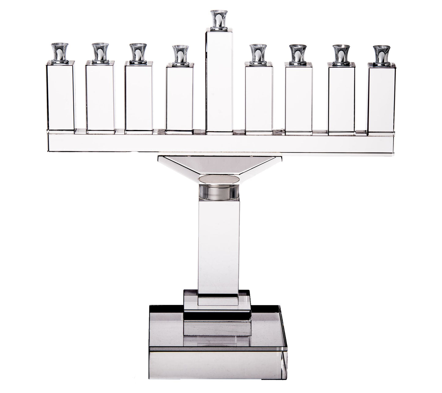 Copa Judaica Traditional Crystal Menorah