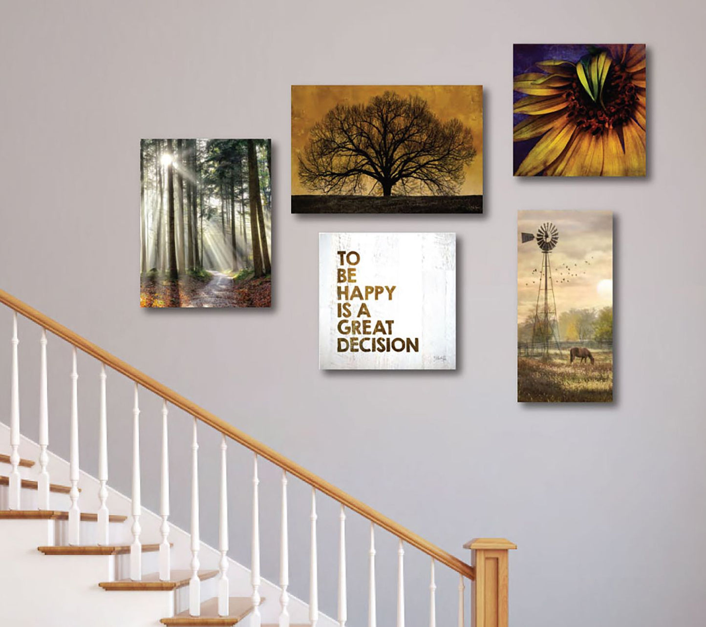 Courtside Market Destinations 5-Piece Canvas Set