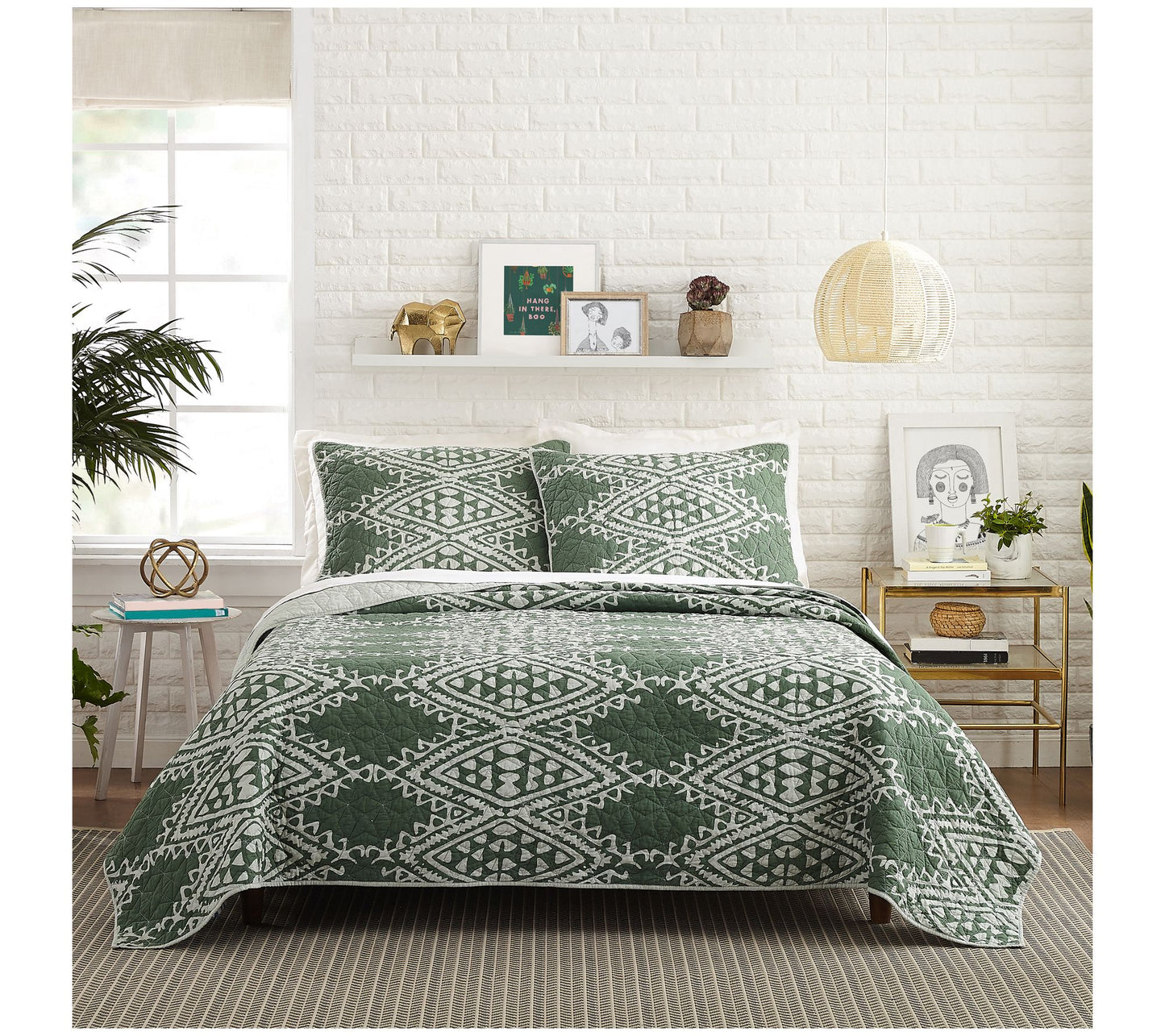 Justina Blakeney Aisha Full/Queen Quilt Set