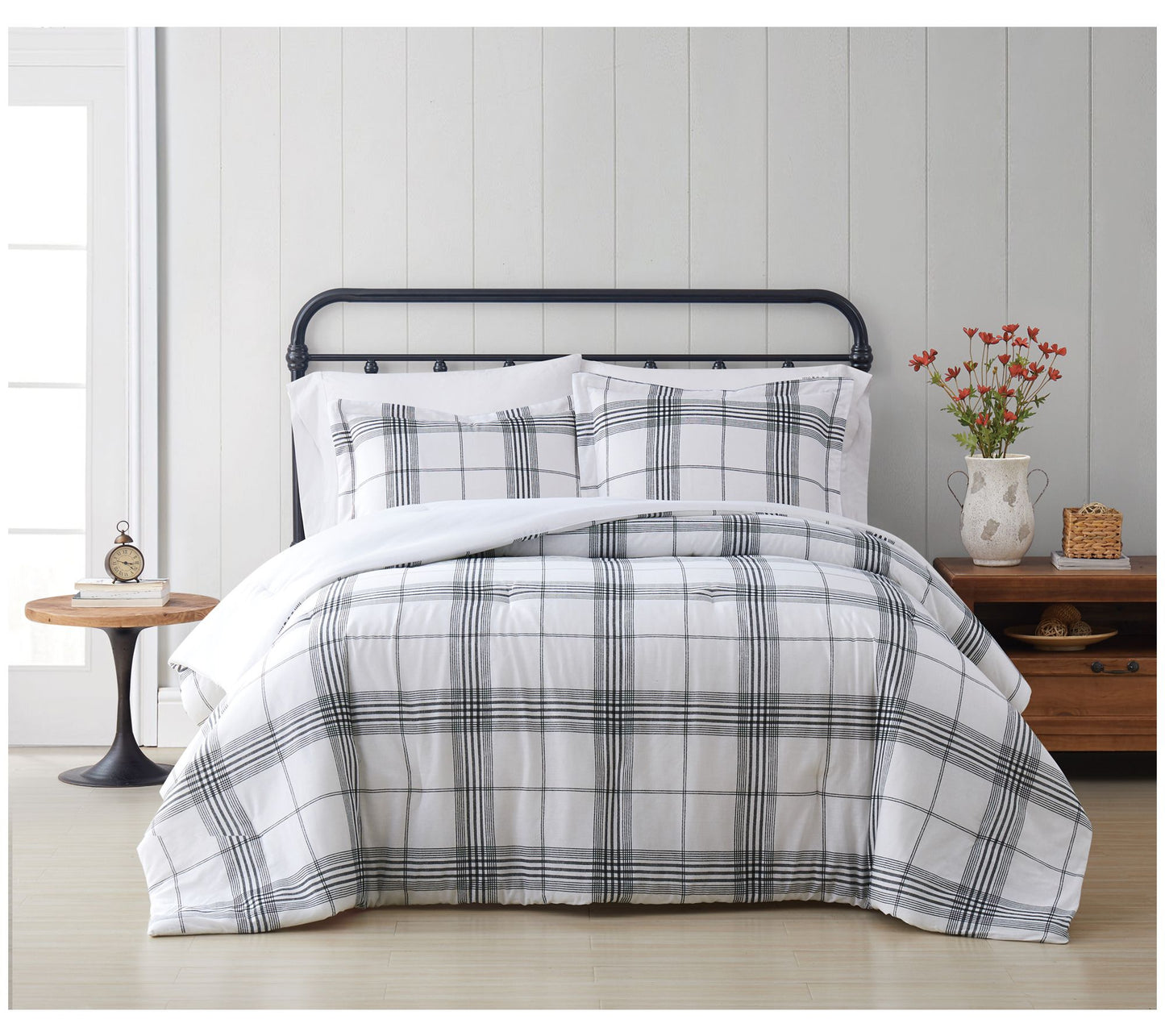 Cottage Classics Cottage Plaid 3-Piece King Comforter Set