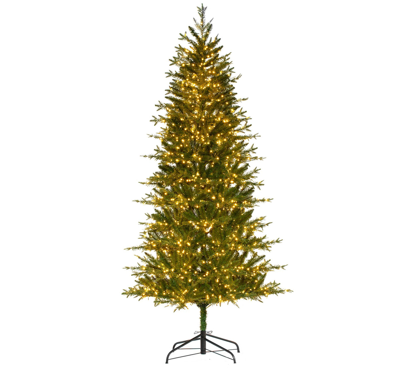 Haute Decor 7' Ashville Pre-Lit Slim Tree withuster Lights
