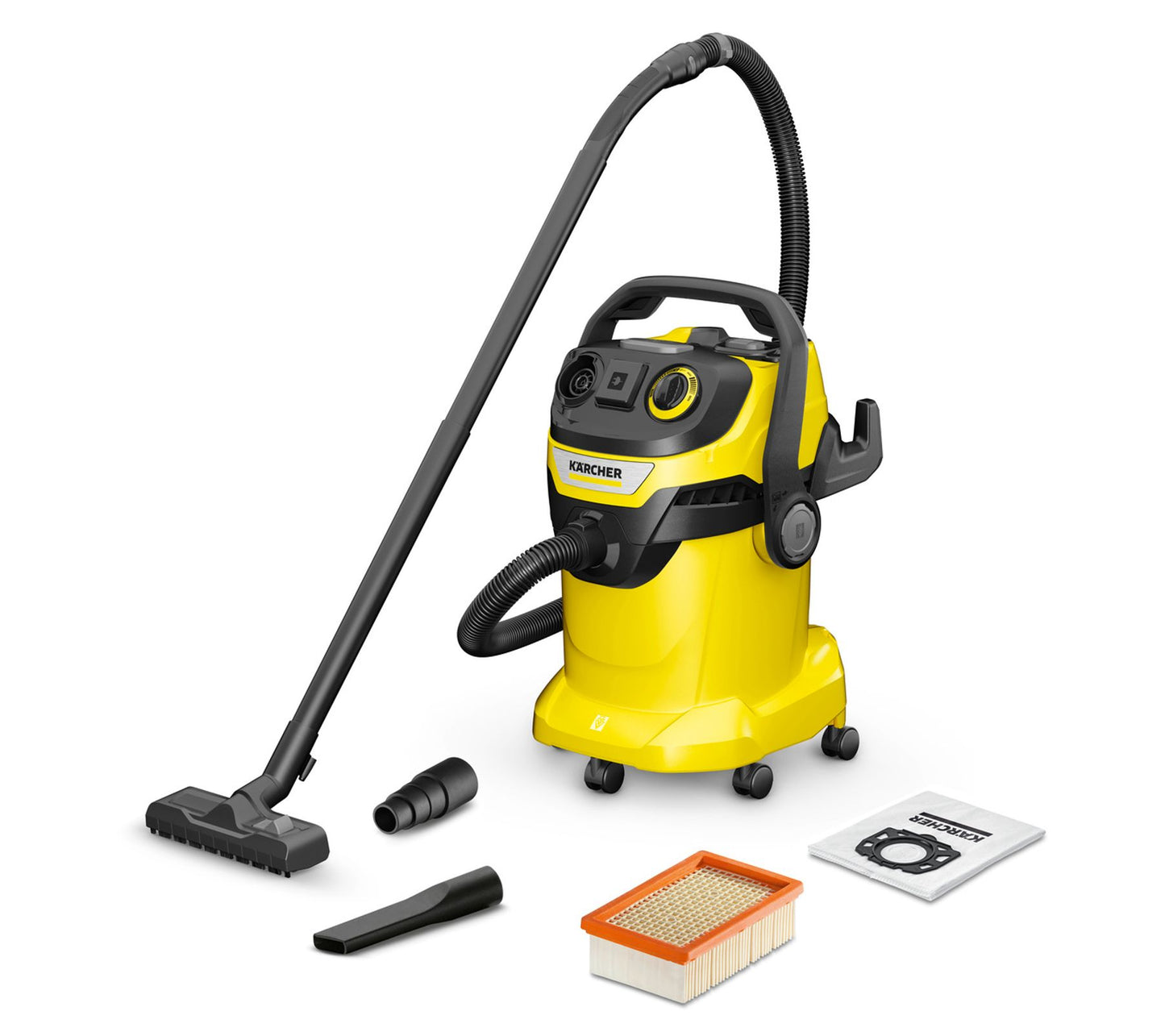 Karcher WD5P Wet-Dry Shop Vacuum & Blower with Attachments