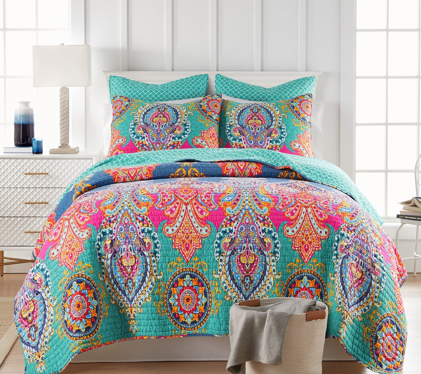 Levtex Home Fantasia 3-Piece Full/Queen Quilt Set