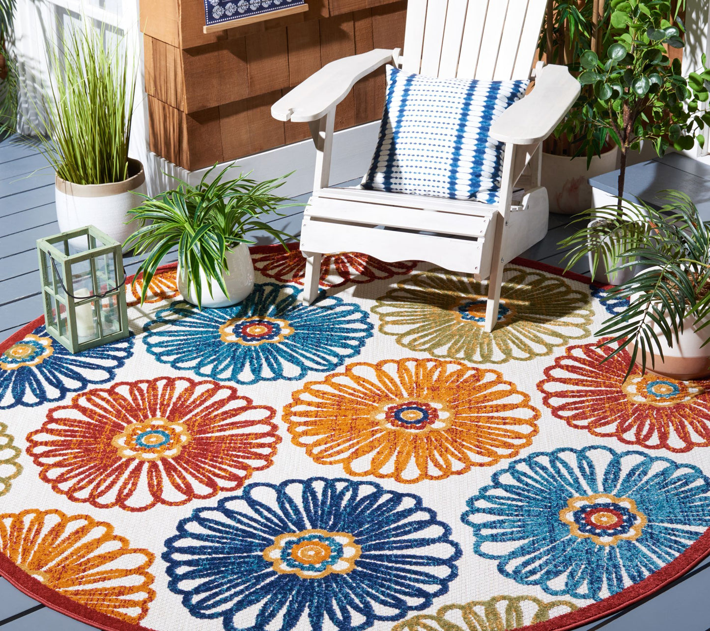 Safavieh Cabana 801 Series 6'-7" X 6'-7" Round