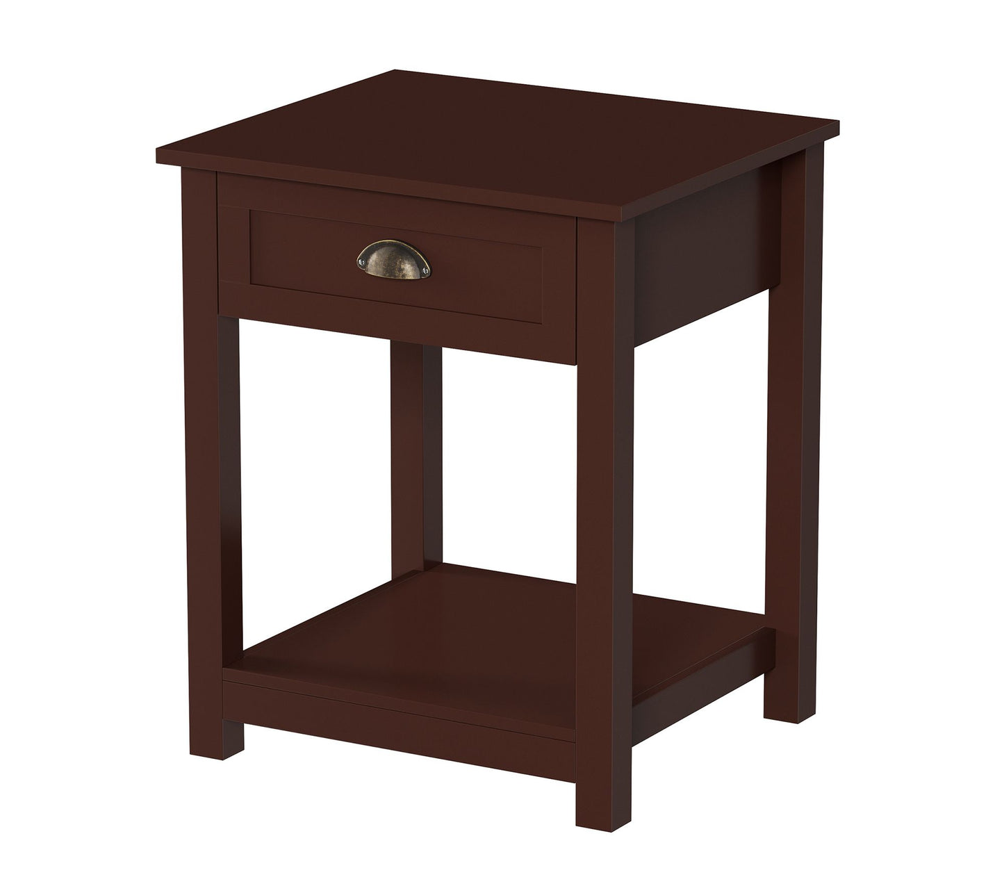 Lavish Home Classic Shaker-Style End Table withDrawer
