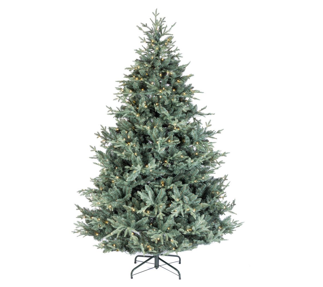 Lush 5 ft Prelit Blue Spruce Christmas Tree byterling