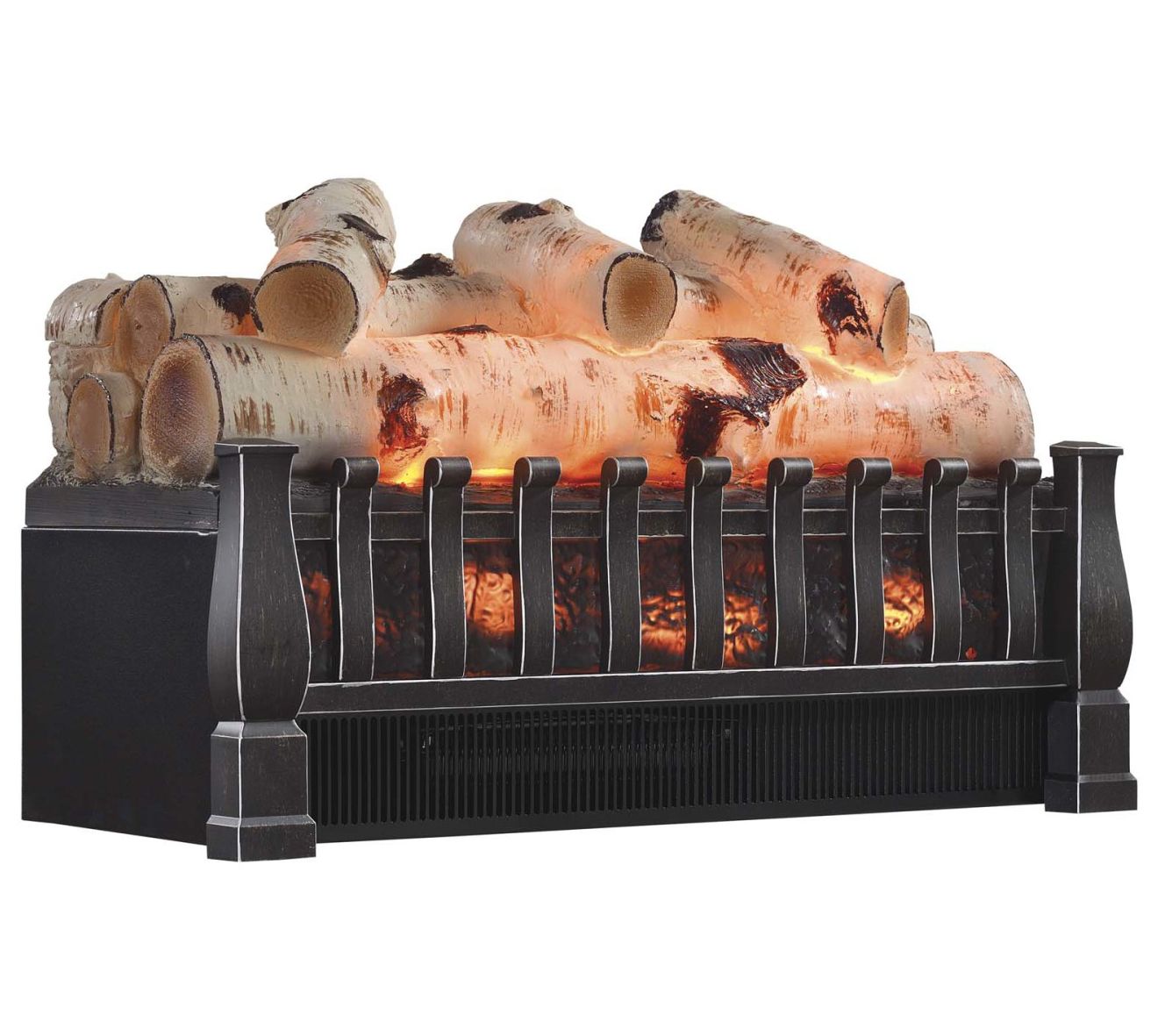 Duraflame Birch Log Set Electric Heater with Remote Control