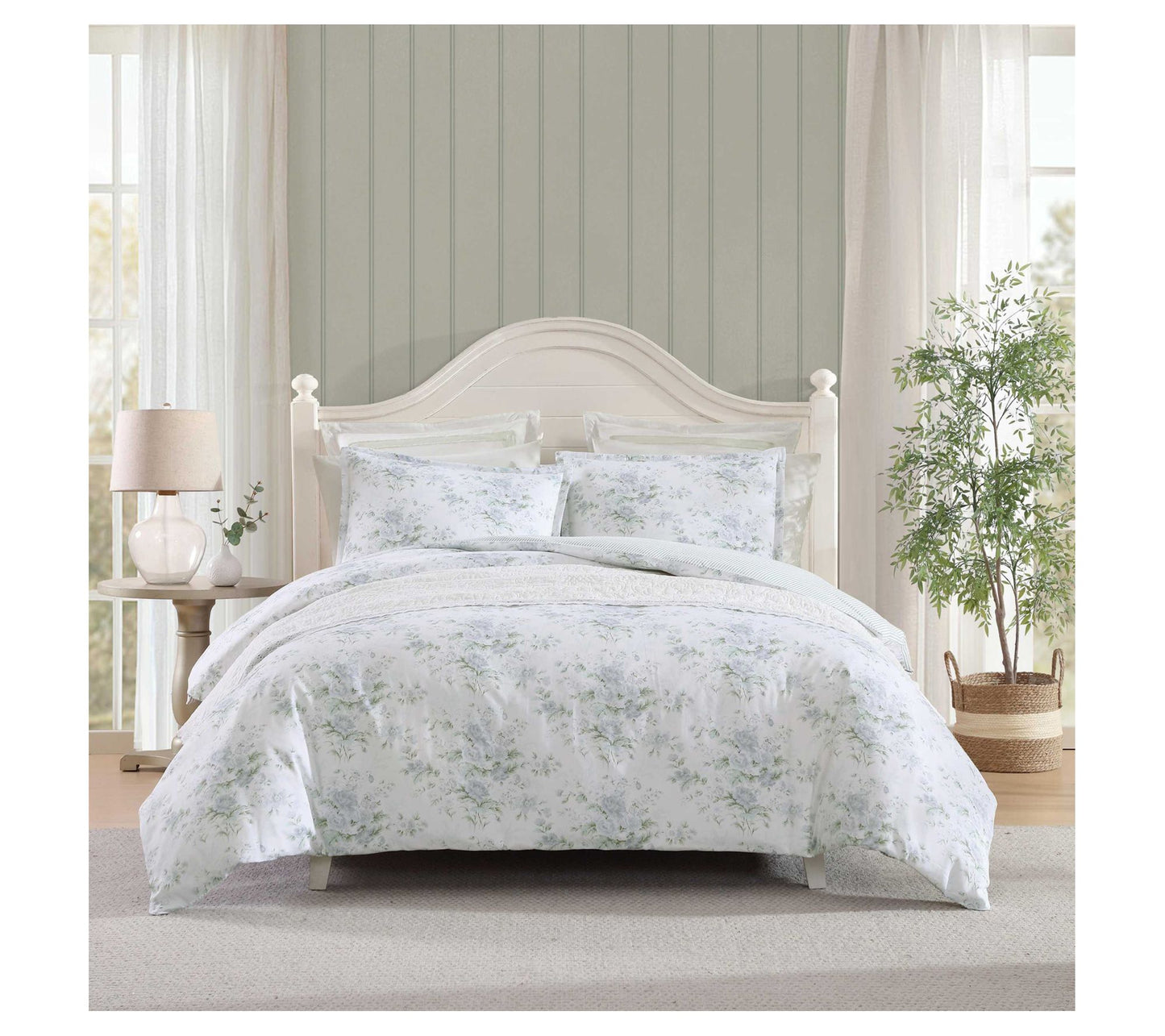Laura Ashley Arundel Grey King Duvet Cover Set
