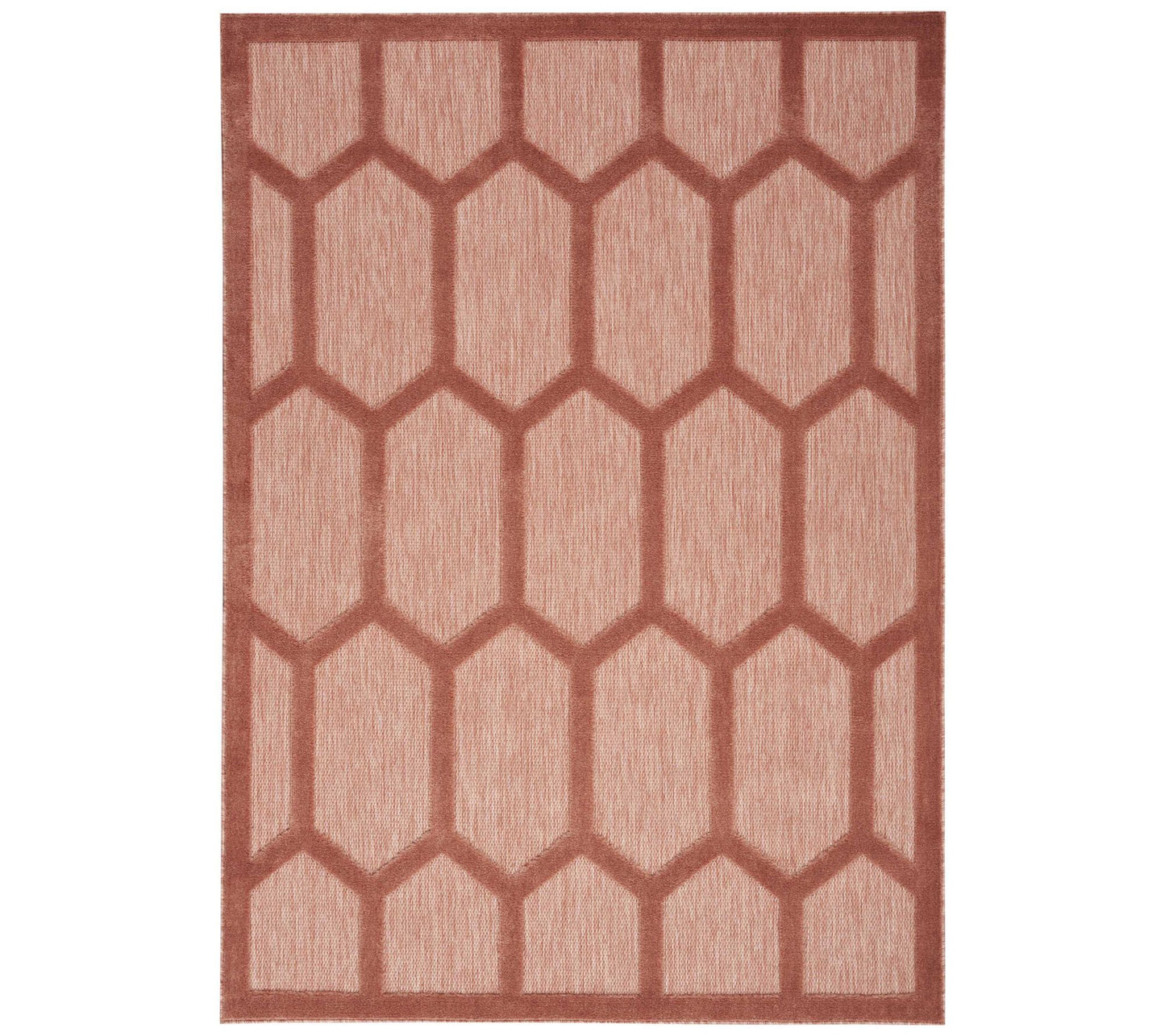 Nourison 5'x7' Honeycomb Indoor/Outdoor Area Rug