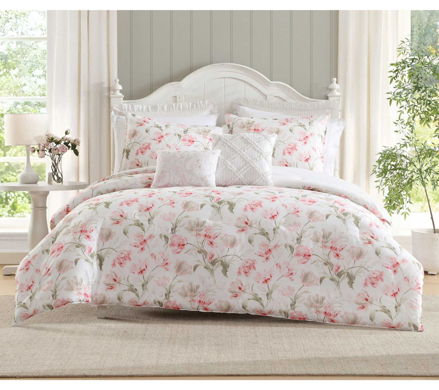 Laura Ashley Gosford Petal Twin Comforter Set