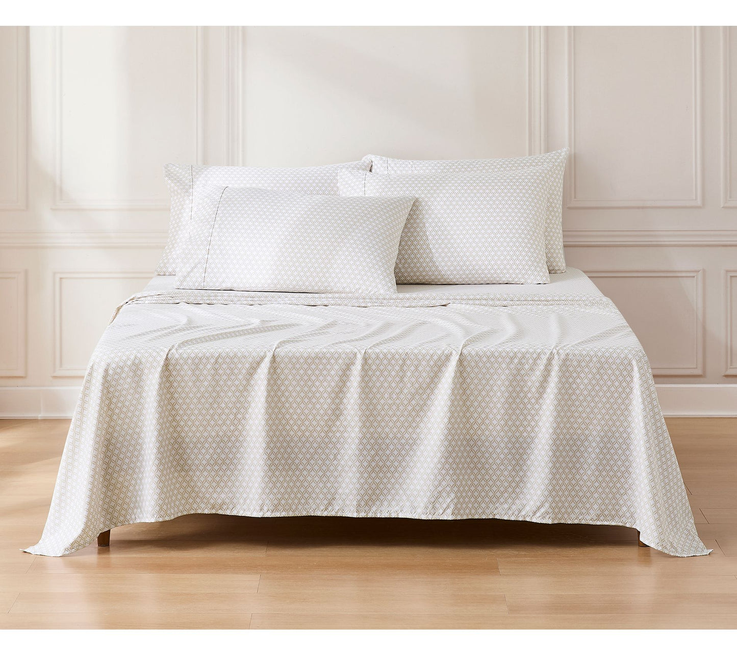 Lush Decor Eternity Sheet Set Neutral 6Pc Set King