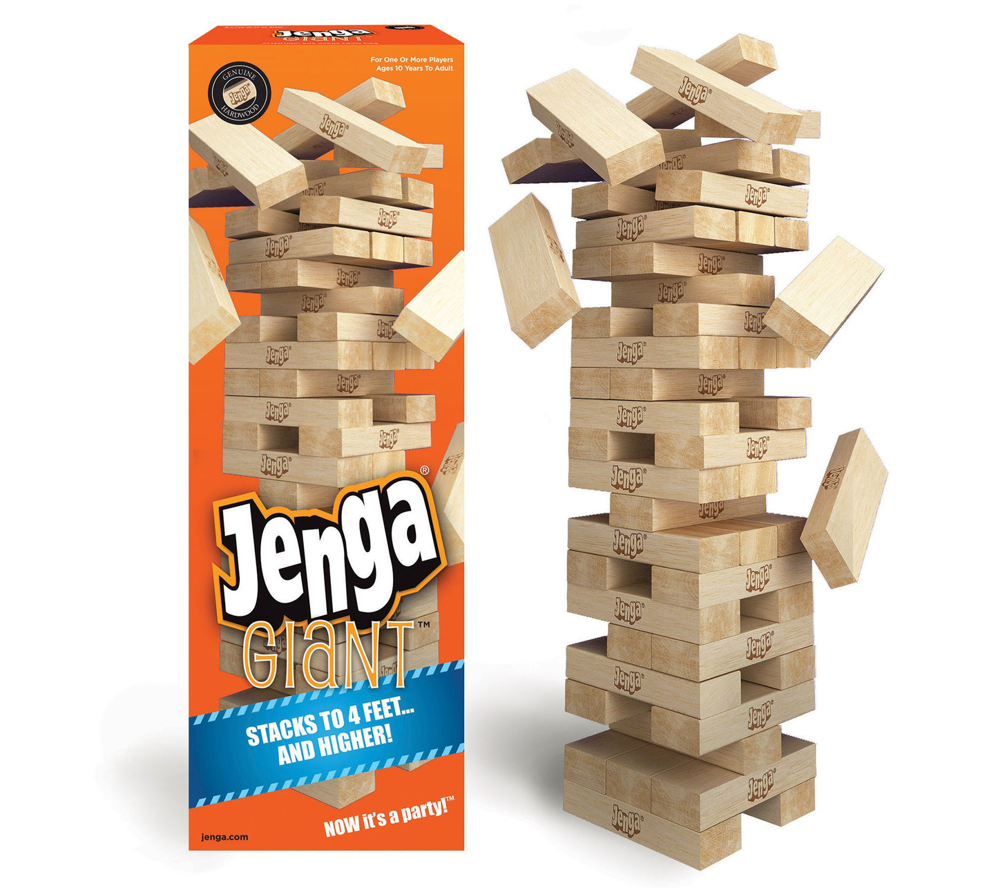 Jenga Genuine Hardwood Jenga Giant Family Game