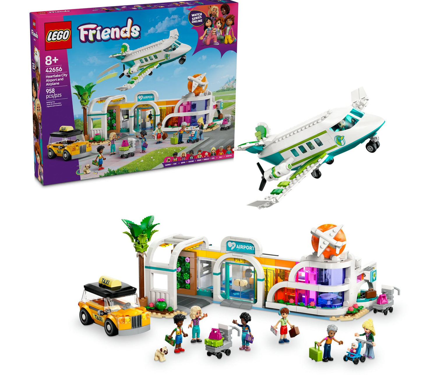 LEGO Friends Heartlake City Airport and Airplane Building Kit