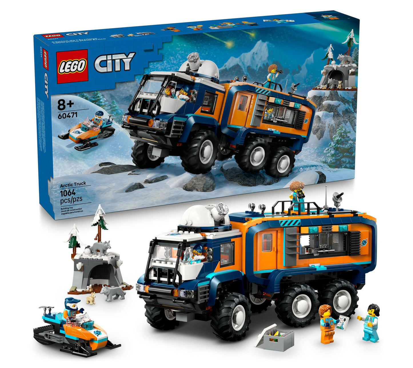 LEGO City Arctic Explorer Science Lab Truck ToyBuilding Set