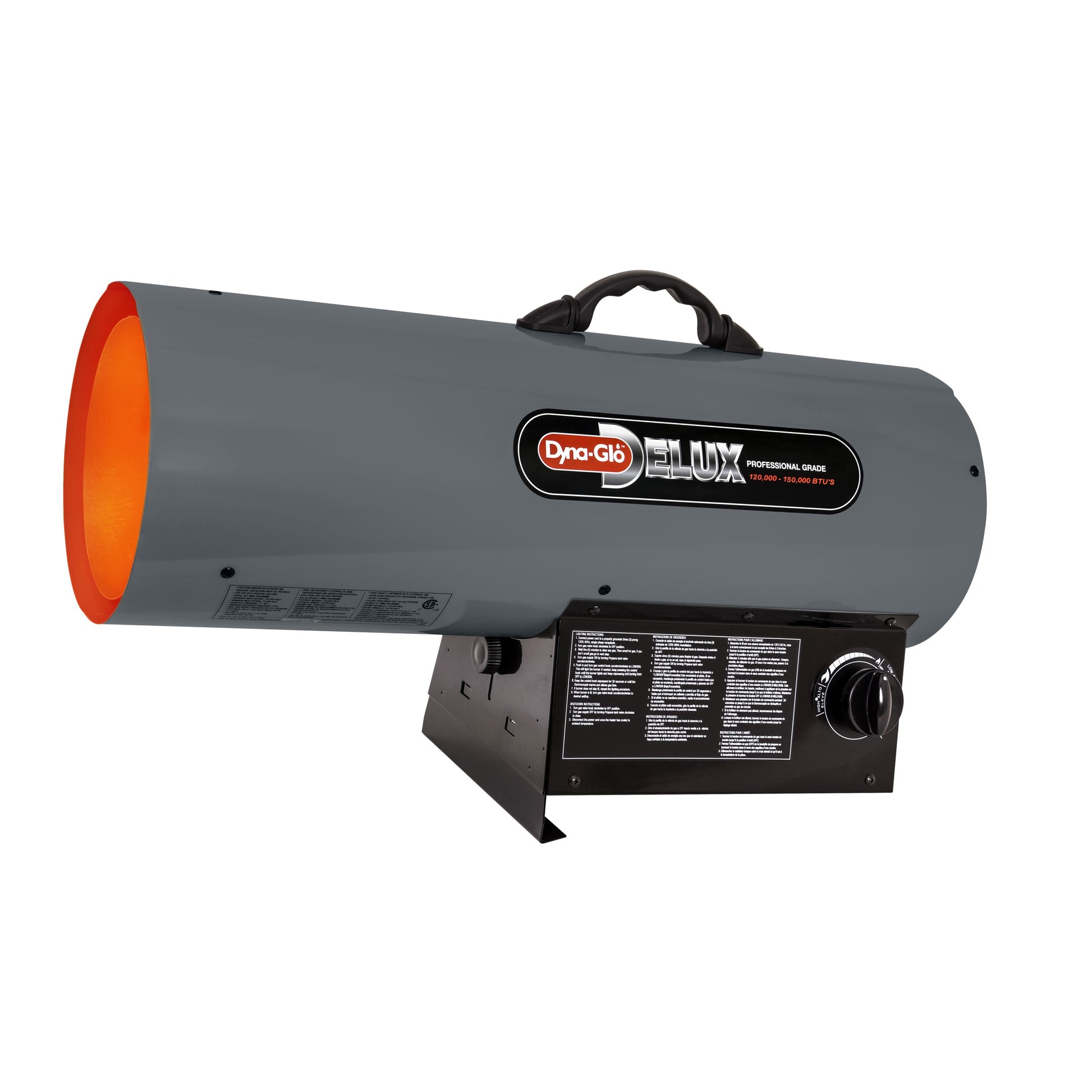 Dyna-Glo Delux Delux 150000-BTU Outdoor Portable Forced Air Propane Heater RMC-FA150DGD