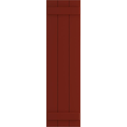 Ekena Millwork 16.125-in W x 61-in H Pepper Red Board and batten Exterior Shutters ( 2 -Pack )