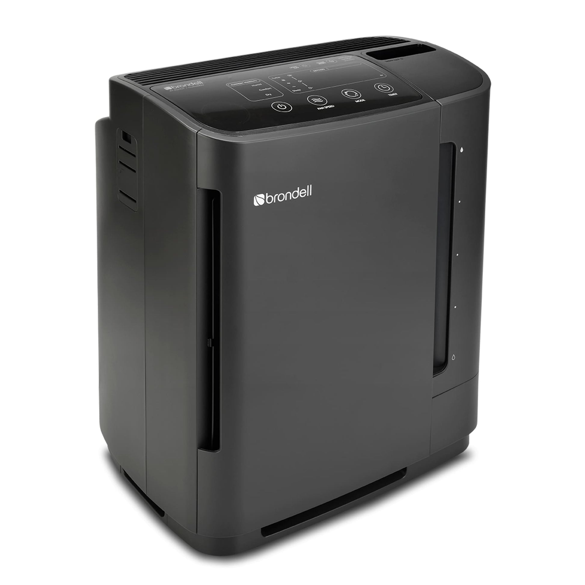 Brondell O2+ Revive 5-Speed Black True HEPA Air Purifier (Covers, 627.5-sq ft) PR50-B