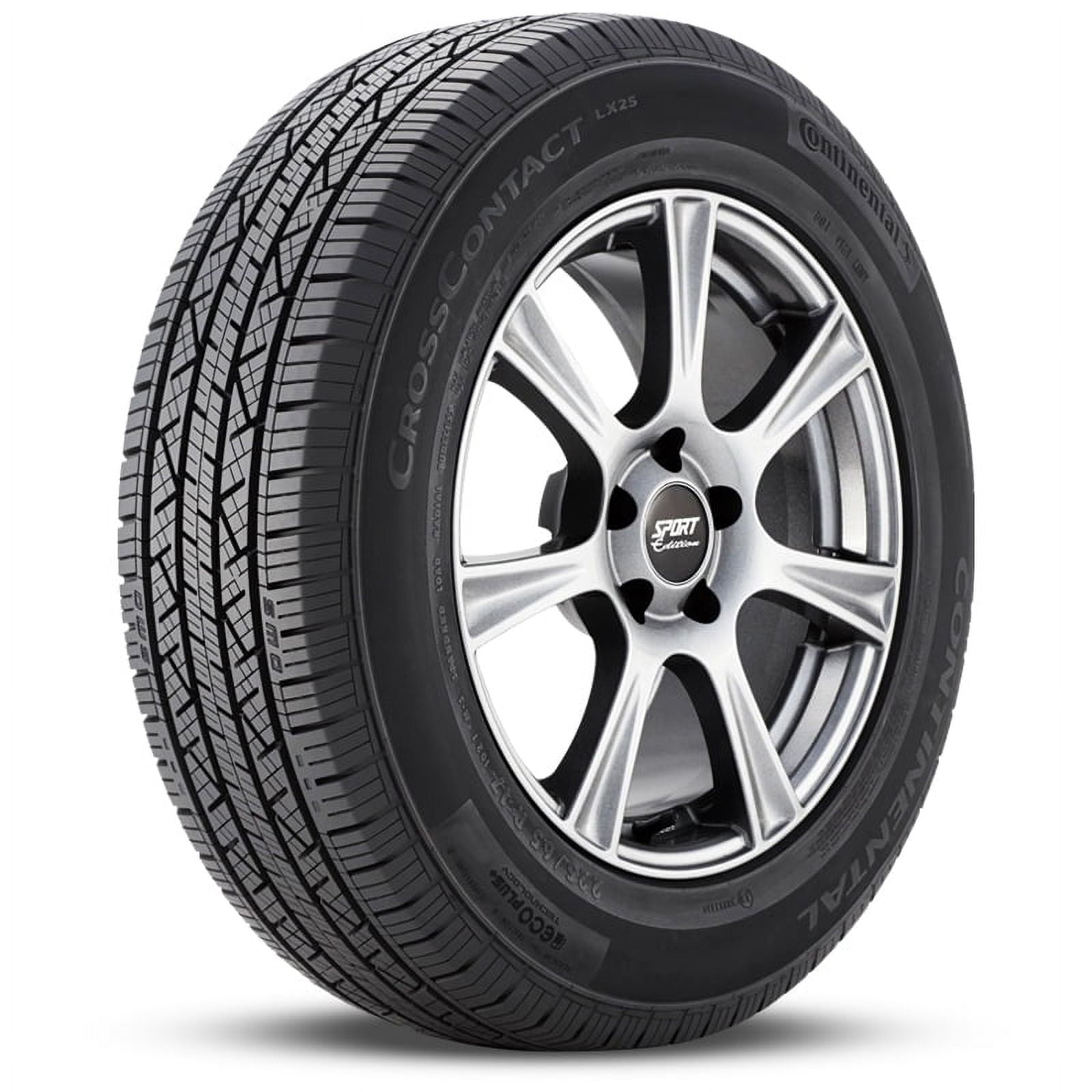 1 Continental CrossContact LX25 225/55R18 98H All Season 70K Mi Warranty 740AA 15571360000 / 225/55/18 / 2255518