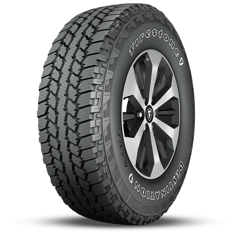 1 Firestone Destination AT/2 225/65R17 102H All Terrain 3PMSF 55K Mileage FS013911 / 225/65/17 / 2256517