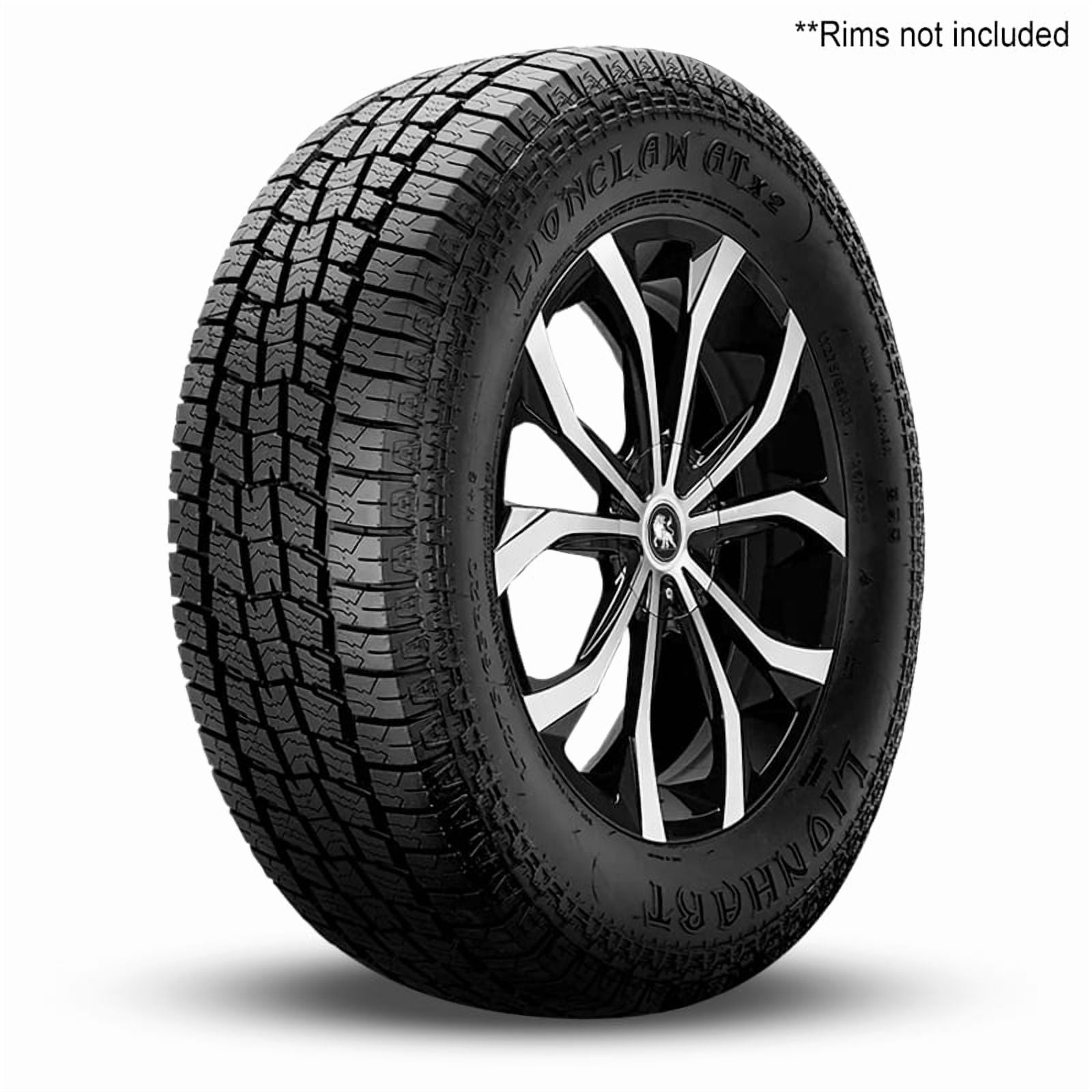 1 Lionhart Lionclaw ATX2 245/70R16 107H All Terrain [40000 Mi Mileage Warranty] LHSTATX1670030 / 245/70/16 / 2457016