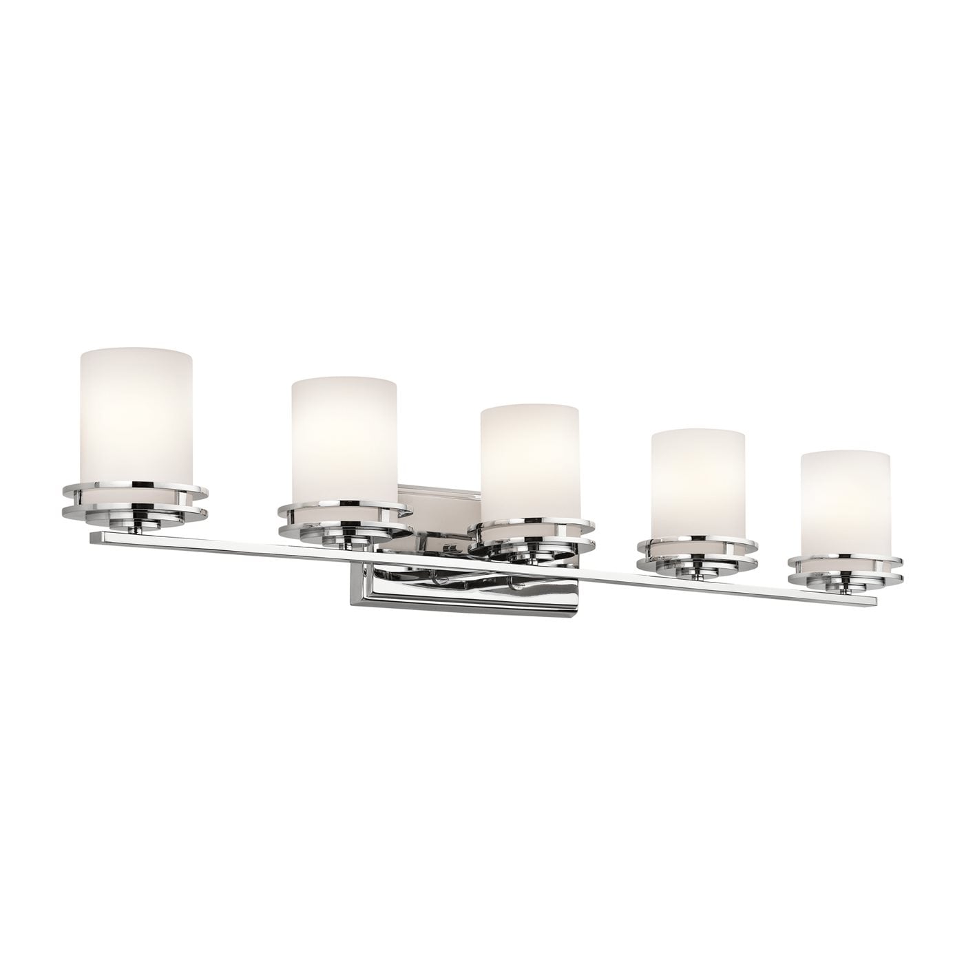 Kichler Hendrik 43-in 5 -Light Chrome Modern/contemporary Vanity light 1252318