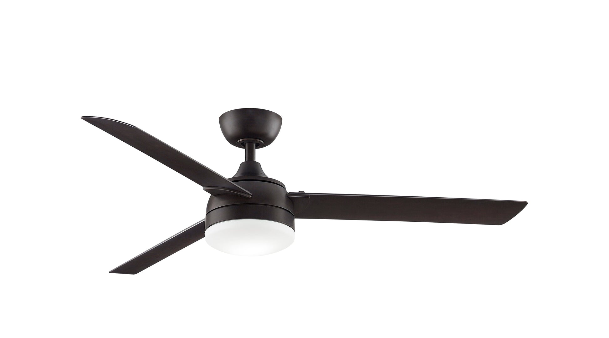 Fanimation Xeno Wet 56-in Integrated LED Outdoor Dark Bronze with Dark Bronze Blades Propeller Ceiling Fan With Light - Remote Included ( 3 -Blade ) 1391722
