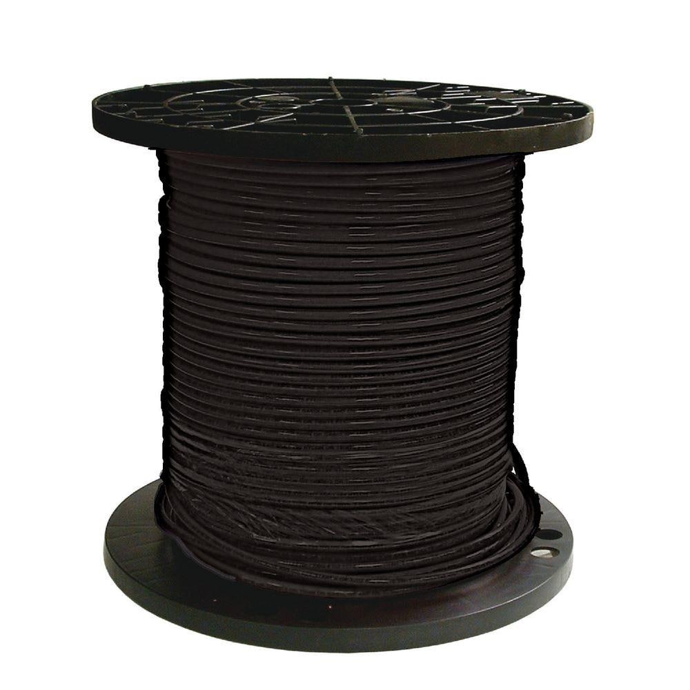 Southwire SIMpull 1000-ft 8-AWG Black Stranded Copper Thhn Wire (By-the-roll) 20488306