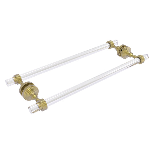 Allied Brass Pacific Grove 18-in double Satin Brass Wall mount Double Towel Bar