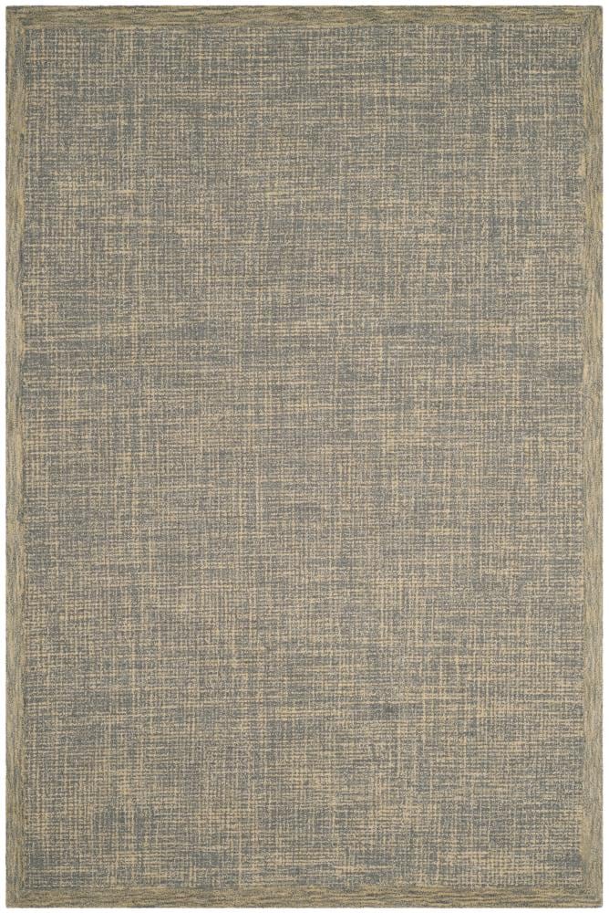 Safavieh Abstract Wendel 6 x 9 (ft) Tufted Wool Gold/Gray Rectangular Indoor Farmhouse/Cottage Area rug