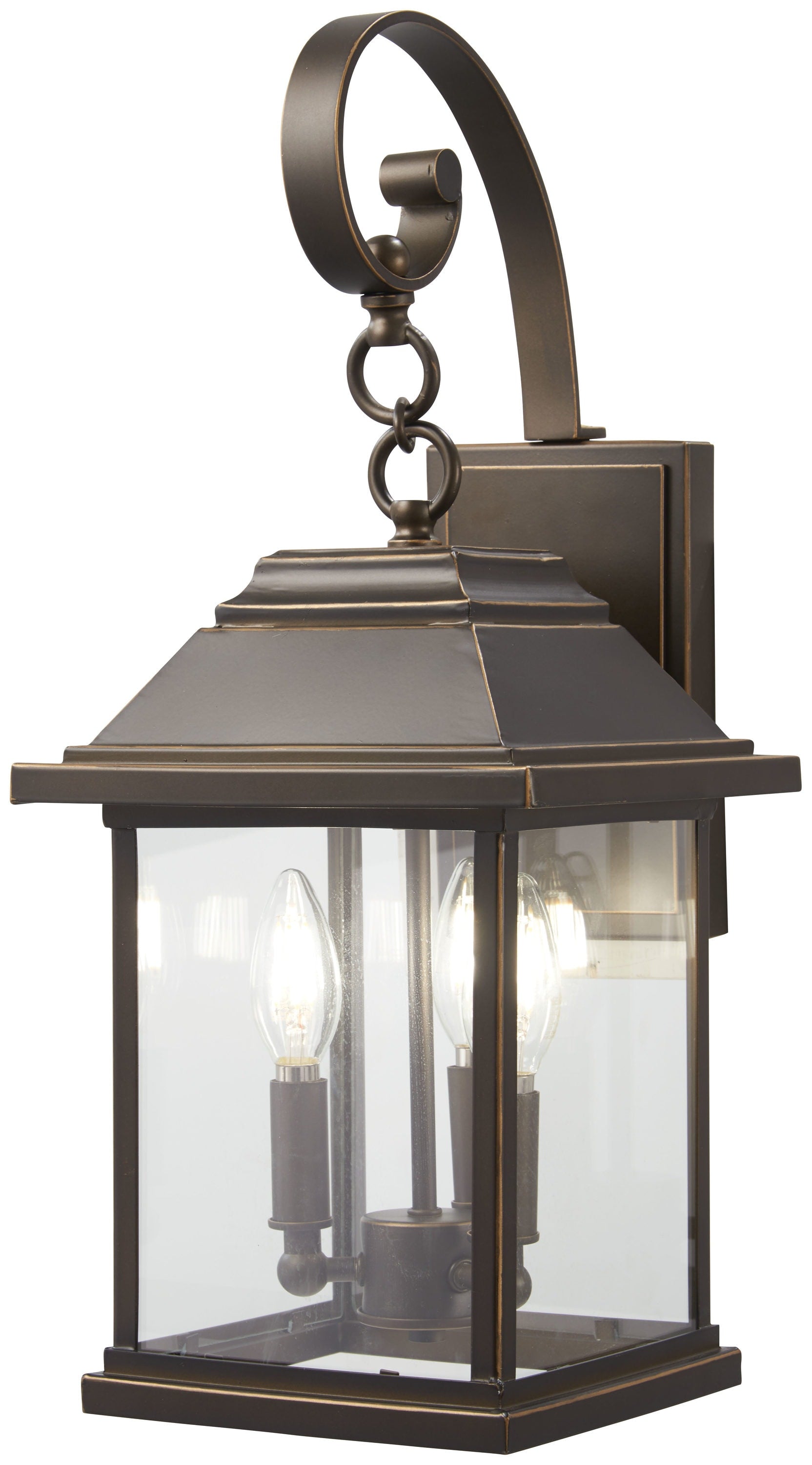 Minka Lavery Mariner's Pointe 3 -Light 21.5-in H Oil-rubbed Bronze Hardwired Outdoor Wall Light 1664826