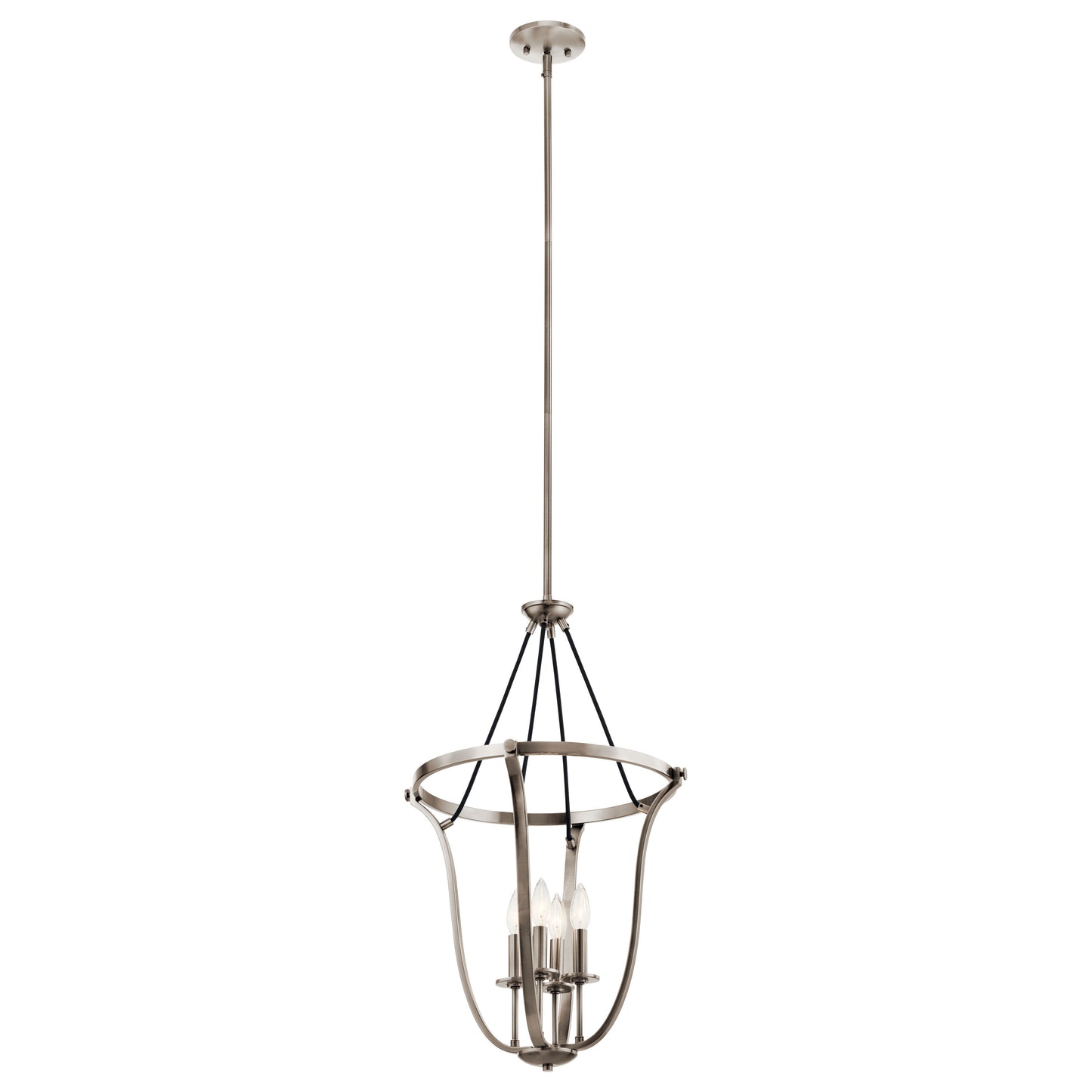 Kichler Thisbe 4 -Light Classic Pewter Traditional Lantern Large Hanging Pendant light 1958880