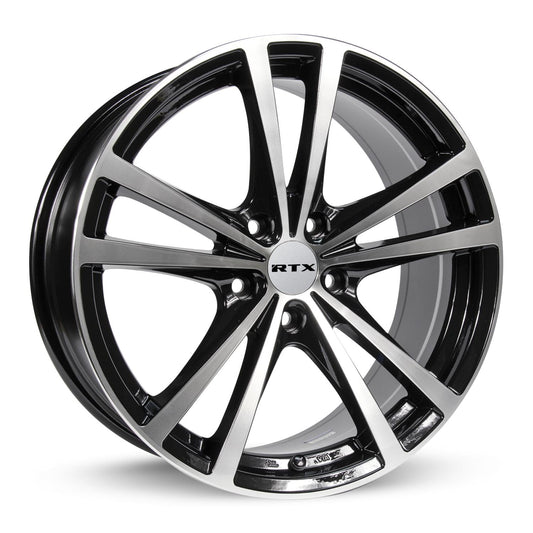 15 Inch Black Alloy Wheel Rim for Pontiac Bonneville, RTX 81223 15x6.5 5x114.3 5
