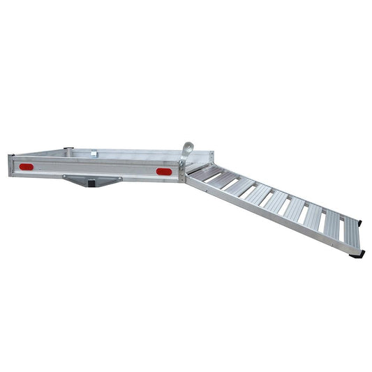 Erickson Carrier 53-in L x 34-in W x 7-in H Aluminum Hitch Cargo Basket 7494