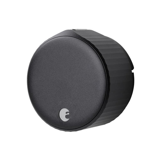 August 4th Generation Matte Black Smart Lock Electronic Deadbolt with Wifi Bluetooth No Keypad AUG-SL05-M01-G01