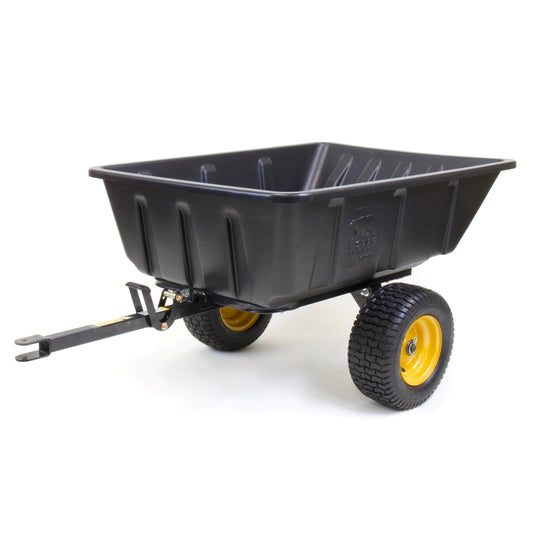 Polar 15-cu ft Poly Dump Cart, Metal Wheel Type, 16-in Tire Size, Ribbed Tire Type 12816