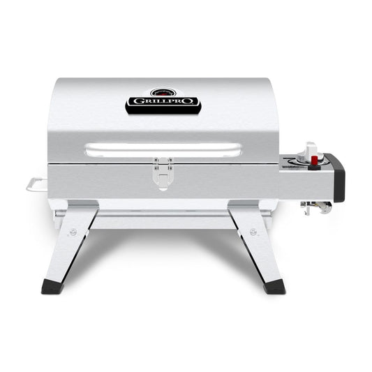 GrillPro 200-Sq in Stainless Steel Portable Liquid Propane Grill 201114