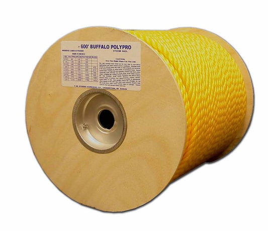 T.W. Evans Cordage 0.75-in x 300-ft Twisted Polypropylene Rope (By-the-Roll) 80-042