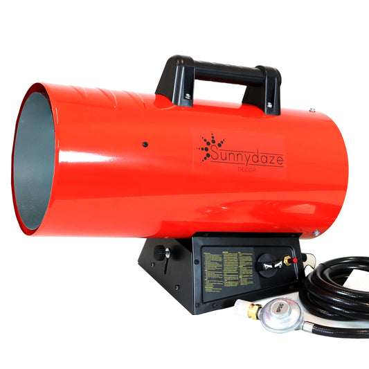 Sunnydaze Decor 85000-BTU Indoor/Outdoor Portable Forced Air Propane Heater BAO-132