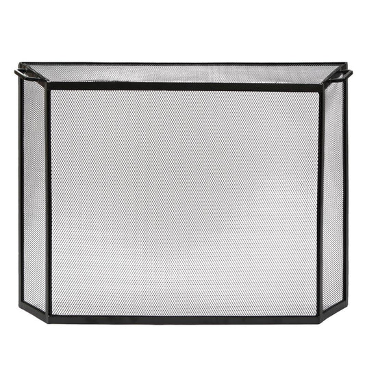 Minuteman International 7-in Graphite Iron 1-Panel Flat Fireplace Screen S-54L