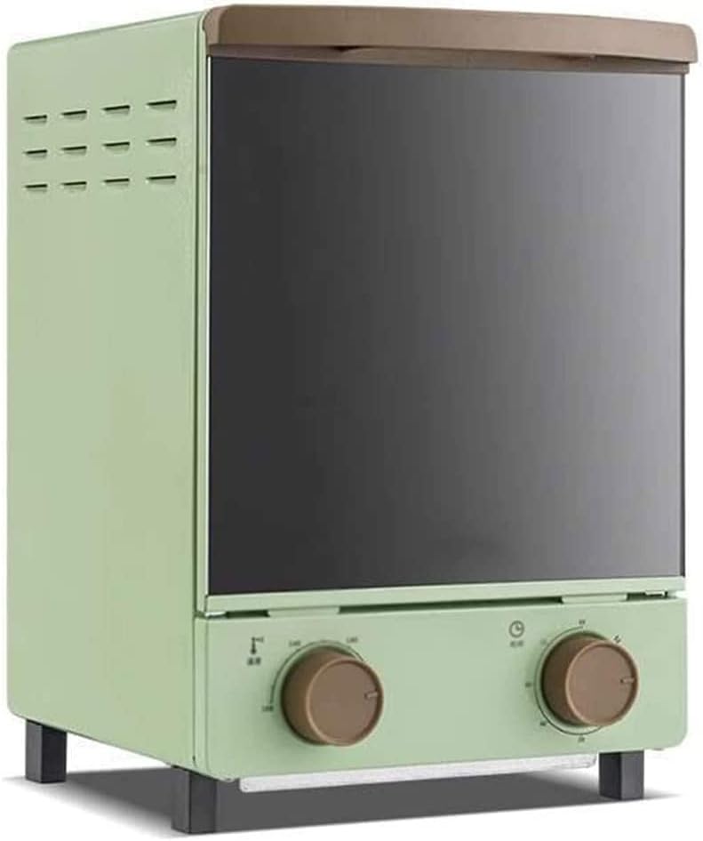 Multifunction Electric Oven, Home Baking Mini Oven Retro Vertical for Roast and Dehydrator, Countertop Oven