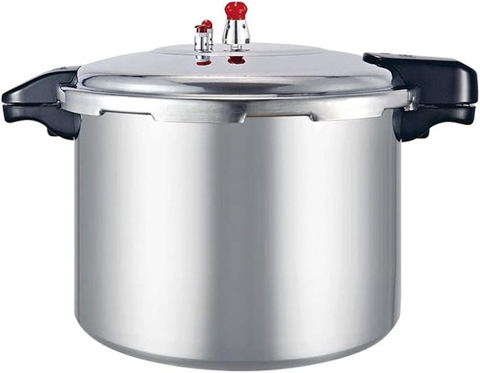 Large Capacity Pressure Cooker Thickened Explosion-proof Stress Pot，Multi-function Large Pot Induction Cooker, Gas Stove Suitable for Hotels，Restaurants (Size : 30L)