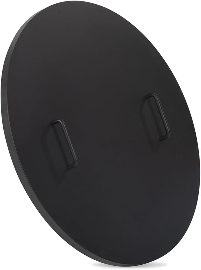 Ash & Ember 29" Fire Pit Lid, High-Grade Steel Round Snuffer Lid, Fire Pit Cover with Heat-Resistant Finish, Keep-Cool Handles for Easy Handling, Fire Pit Covers