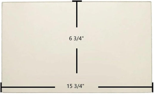Haughs S127, S170, S241, S170P Ceramic Glass Panel (15 3/4" x 6 3/4") | High-Temp Firebox Window | Part #SE36322