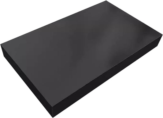 XPLKQXE Stainless Steel Floor Bracket Rectangular Shelf, Integrated Stove Base Tray Mat, Oven Gas Range Raised Shelf Base，Heavy Duty Furniture Appliances Support(90x53x5cm)