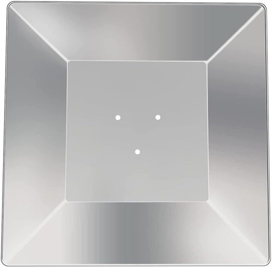 Square Aluminum Replacement Reflector Flame Shield for Pyramid Style Patio Heaters, Outdoor Heater Canopy Top Cover for Most Models Featuring to Improve Heat Output Evenly(11cm)