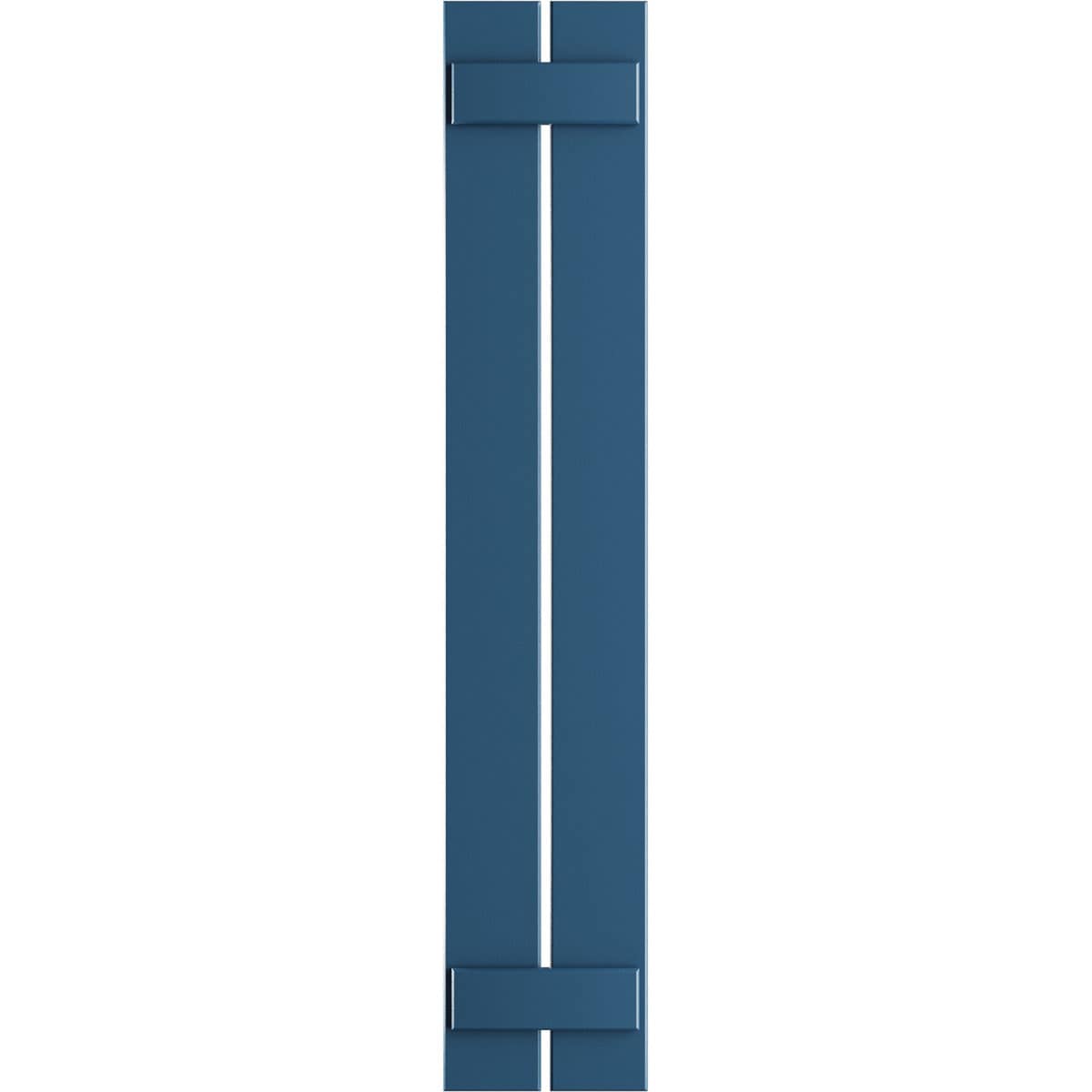 Ekena Millwork 11.25-in W x 62-in H Sojourn Blue Board and batten Spaced Exterior Shutters ( 2 -Pack )