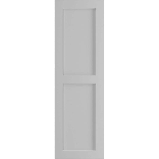 Ekena Millwork 18-in W x 40-in H Primed Paintable/Stainable Flat panel Exterior Shutters ( 2 -Pack )