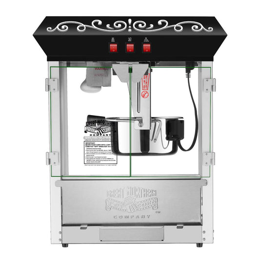 Great Northern Popcorn 1 Cup Stainless Steel Oil Countertop Popcorn Machine 673503HFT