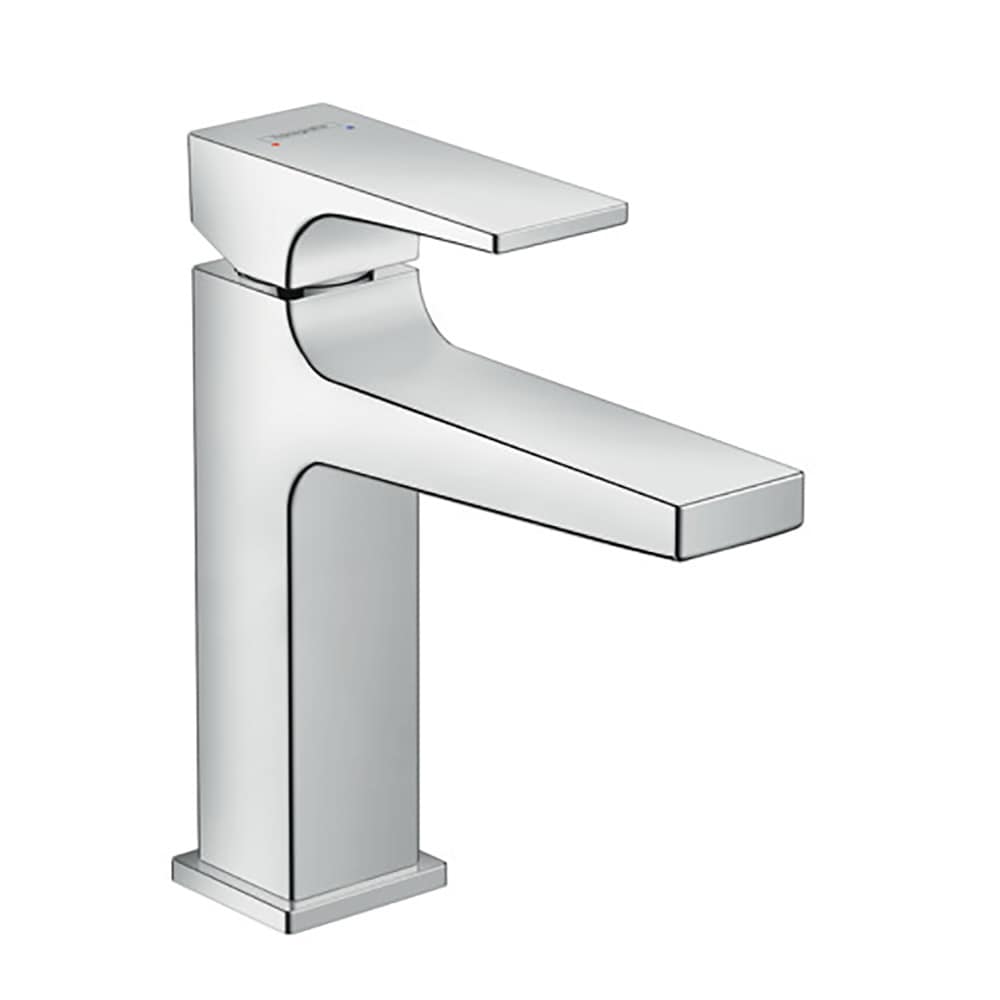 Hansgrohe Metropol Chrome Single hole 1-handle WaterSense Low-arc Residential Handle Bathroom Sink Faucet