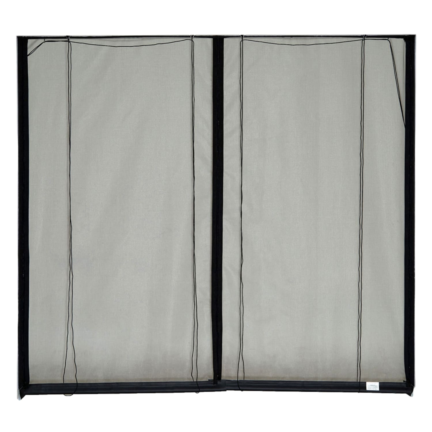 Fresh Air Screens Model D w/RP 8.0-Feet x 7.0-Feet Fiberglass Zipper with rope/pull Single garage door screen
